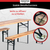 Stagecaptain Hirschgarten Bierzeltgarnitur 2 x Bank und Tisch, Länge 177 cm  - Retoure (Zustand: gut) thumbnail 4