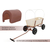 Stagecaptain BW-1812D BN Bollycart Holz-Bollerwagen braun  - Retoure (Zustand: gut) thumbnail 4