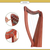Avora Keltische Harfe Mahogany 19 Saiten   - Retoure (Zustand: gut) thumbnail 4
