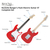 Pack Rocktile Banger's Set Guitares Électriques Red incl. Ampli, Housse, Accordeur, Câble, Sangle, Cordes et Cours incl. CD/DVD thumbnail 4