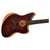 Fender American Acoustasonic Jazzmaster Tout Acajou Bourbon Burst thumbnail 4