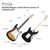 Pack Rocktile Banger's Set Guitares Électriques Sunburst incl. Ampli, Housse, Accordeur, Câble, Sangle, Cordes et Cours incl. CD/DVD thumbnail 4