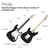 Pack Rocktile Banger's Set Guitares Électriques, 8 pièces Noir thumbnail 4