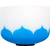 Cuenco de Cristal Sela SECLU10G Lotus 10" Nota G (432 Hz) Azul thumbnail 4