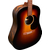 Martin Guitar D-X2E Ziricote Burst thumbnail 4