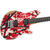 EVH Limited Edition Wolfgang Special Striped Series Red with Black and White Stripes thumbnail 4