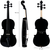 Classic Cantabile VP-100BK 4/4 Violinenset Schwarz  - Retoure (Zustand: akzeptabel) thumbnail 4