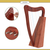 Avora Keltische Harfe 15 Saiten Mahogany  - Retoure (Zustand: sehr gut) thumbnail 4