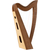 Classic Cantabile H-19 WN Keltische harp 19 snaren thumbnail 4