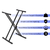 Classic Cantabile X-Keyboardständer Pro II doppelstrebig (mit SimpleLock Schnellverstellung)  - Retoure (Zustand: sehr gut) thumbnail 4
