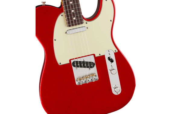 Fender Limited Edition Pro Classic Silent Telecaster Candy Apple Red image 4