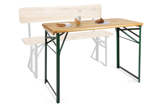Stagecaptain BBT-119 Hirschgarten Bierzelttisch 119 cm Natur  - Retoure (Zustand: gut) image 4
