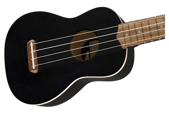 Fender Venice Sopraan Ukulele Zwart Set image 4