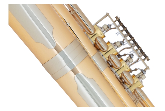 B&S GR55 5/4 Bb Tuba Goudmessing Helder Gelakt image 4