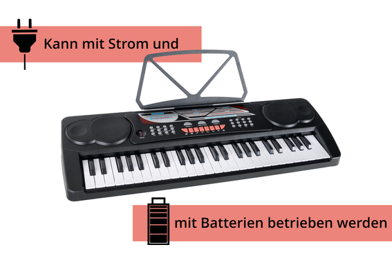 McGrey BK-4910BK Keyboard mit 49 Tasten und Notenhalter  - Retoure (Zustand: sehr gut) image 4