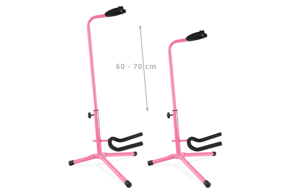 Classic Cantabile GS-30 PK Gitaarstandaard (licht) Roze image 4