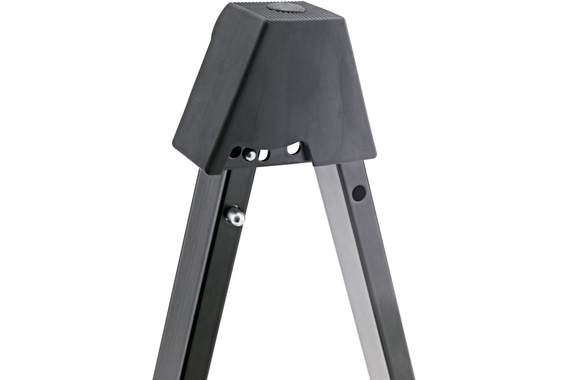 K&M 17540 Support Guitare Électrique Noir avec Éléments Translucides image 4