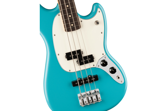 Fender Player II Mustang Bass PJ RW Aquatone Blue  - Retoure (Zustand: gut) image 4