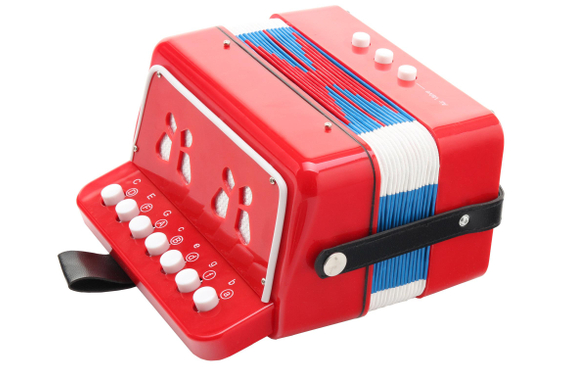 Classic Cantabile Bambino Kinder-Akkordeon, rot, 2 Bässe  - Retoure (Zustand: sehr gut) image 4