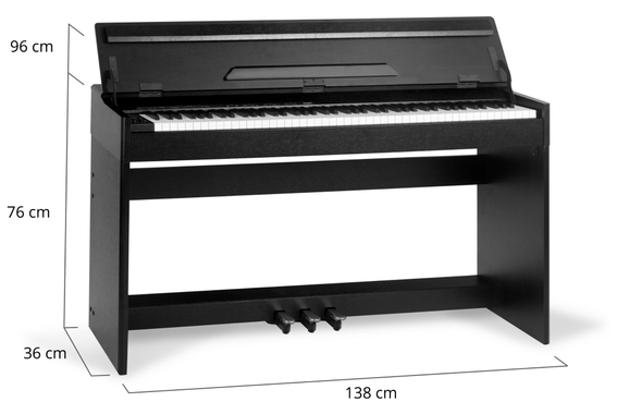 McGrey DP-18 SM E-Piano Schwarz matt  - Retoure (Zustand: gut) image 4