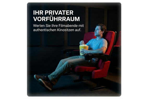 Stagecaptain CS-600R Movieking Kinosessel, rot  - Retoure (Zustand: sehr gut) image 4
