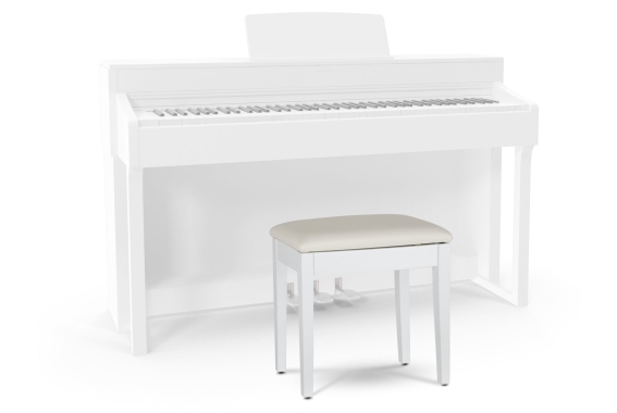 Classic Cantabile Banco De Piano Modelo S Blanco Mate image 4
