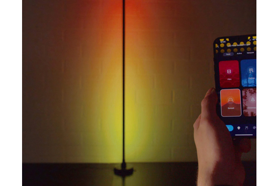 Lampada da Terra LED Eurolite 148cm RGB/WW WiFi image 4