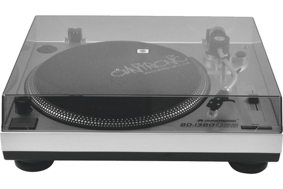Omnitronic BD-1380 Tocadiscos USB Plateado image 4