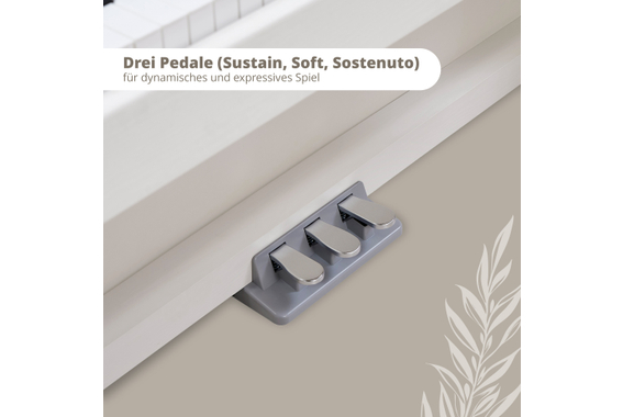 Classic Cantabile DP-220 WM E-Piano Weiß matt  - Retoure (Zustand: sehr gut) image 4