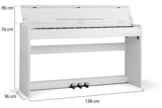 McGrey DP-18 WM E-Piano Weiß matt  - Retoure (Zustand: gut) image 4