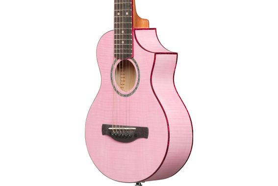 Ibanez EWP17M2E-SMO Piccolo Gitaar Strawberry Milk Open Pore image 4