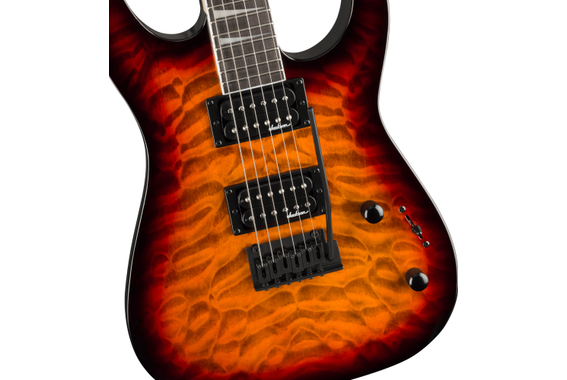 Jackson JS Series Dinky JS20 DKQ 2PT Transparent Tobacco Burst image 4