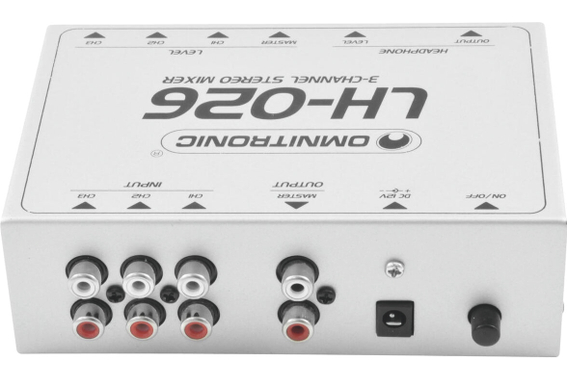 Omnitronic LH-026 Mixeur Stéréo 3 Canaux image 4