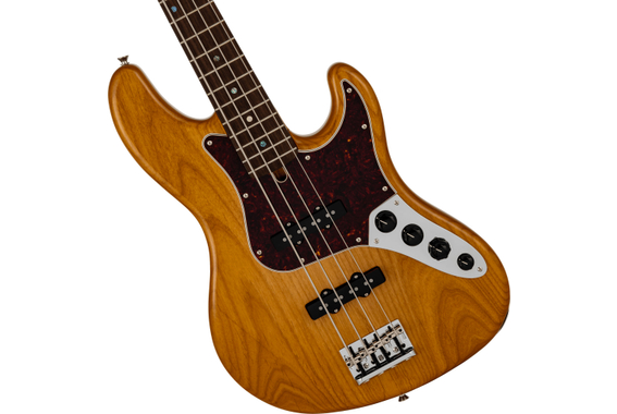 Fender Made in Japan Limited Active Modern Jazz Bass Vintage Natural image 4