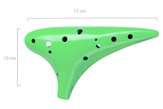 Classic Cantabile Ocarina verde image 4