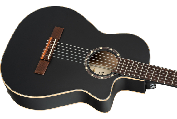 Ortega RCE125SBK-3/4 Satin Black  - Retoure (Zustand: sehr gut) image 4
