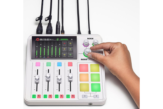 Rode RodeCaster Duo weiß  - Retoure (Zustand: wie neu) image 4