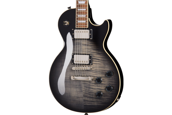 Epiphone Les Paul Tribute Plus Transparent Ebony Burst image 4