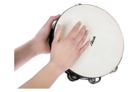 XDrum TMF10-BK 10" Tambourijn met Vel image 4