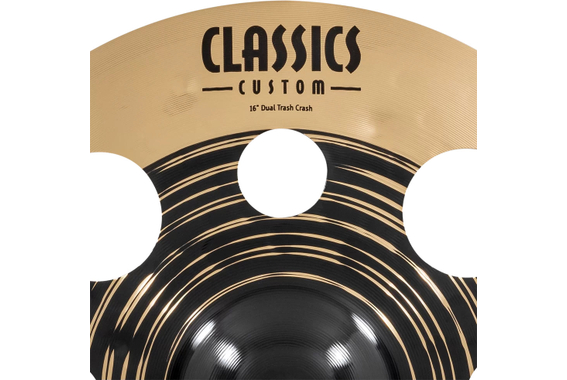 Meinl Classics Custom Dual 16" Set Crash Trash avec Support Cymbale à Potence image 4