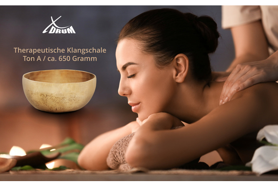 XDrum Therapeutic Klangschale Ton A / 650 g Kissen Set image 4