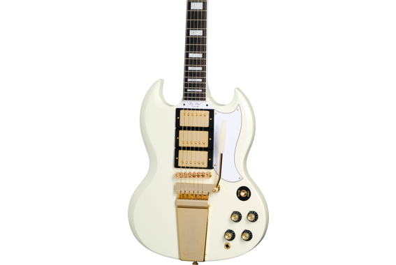 Epiphone 1963 Les Paul SG Custom With Maestro Vibrola Classic White image 4