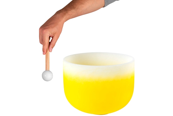 Sela SECCU12E Bol Chantant Cristal Jaune 12" 432 Hz image 4