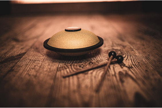 Meinl Sonic Energy Mini Steel Tongue Drum Gold image 4