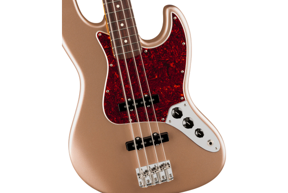 Fender American Professional Classic Jazz Bass Faded Firemist Gold image 4