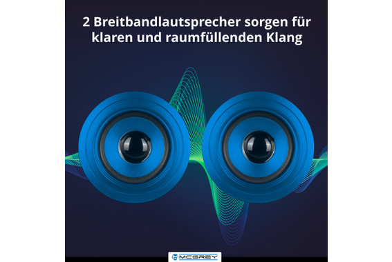 McGrey BS-20 Beachside Enceinte Bluetooth Bleue image 4