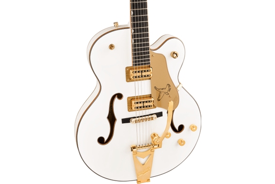 Gretsch Synchromatic Falcon Hollow Body Single-Cut with Bigsby Snowcrest White image 4
