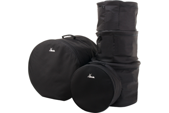 Pearl Export EXX725NBR/C864 Drumkit Satin Scarlet Set con Borse image 4