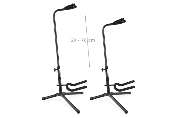 Classic Cantabile GS-30 BK Gitaarstandaard (licht) Zwart 3x Set image 4