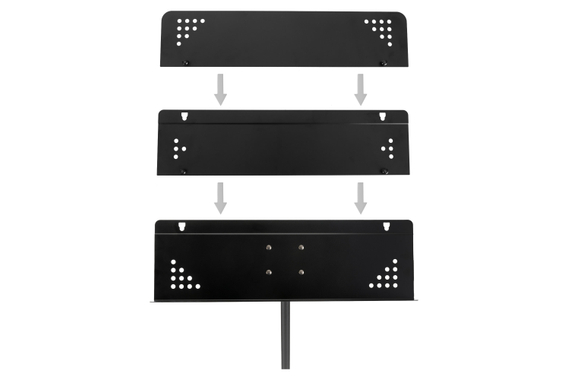 Atril de Orquesta Classic Cantabile OSS-01 Desmontable image 4